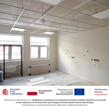 Prace wykończeniowe idą pełną parą.